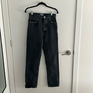 AGOLDE 90’s Pinch Waist Denim - Black Tea